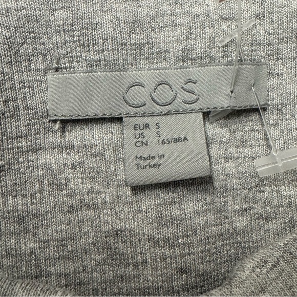 COS Short Sleeve A-Line Pocket Dress – Light Grey (Size S) 🌿✨ - Picture 4 of 6